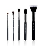 JESSUP 5 pcs Pro set Black/Silver T126 - PROFESSZIONÁLIS ECSETKÉSZLET ARCRA SZEMRE