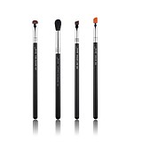 JESSUP 4 pcs Brush Set Black/Silver T306 - PROFESSZIONÁLIS SMINKECSET KÉSZLET ARCRA SZEMRE 