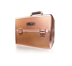 ALLE Makeup Case 36W Molly Lac Rose Gold - 33x26x25 cm SMINKES MŰKÖRMÖS TÁSKA